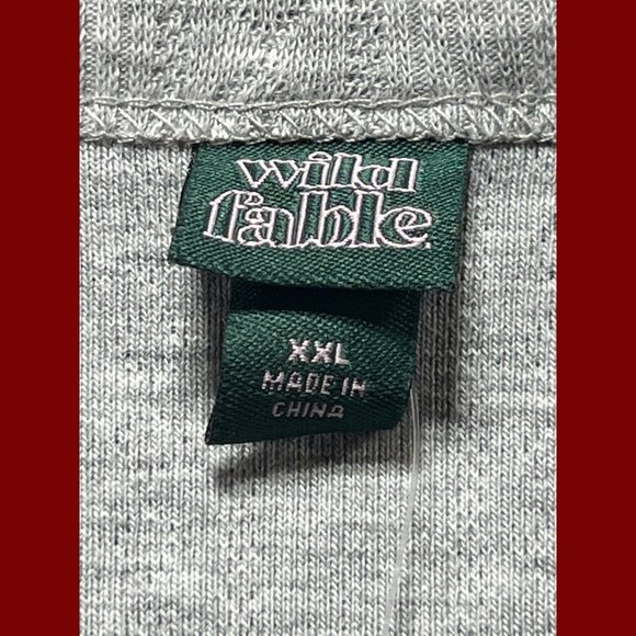 Wild Fable - Women's Long Sleeve Pointelle T-Shirt - Gray - XXL - Picture 10 of 13